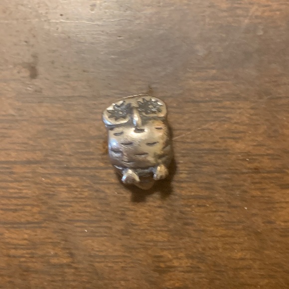 Pandora Sterling Silver Owl Charm - Picture 2 of 3